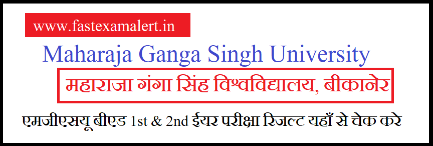 MGSU BED Result 2023