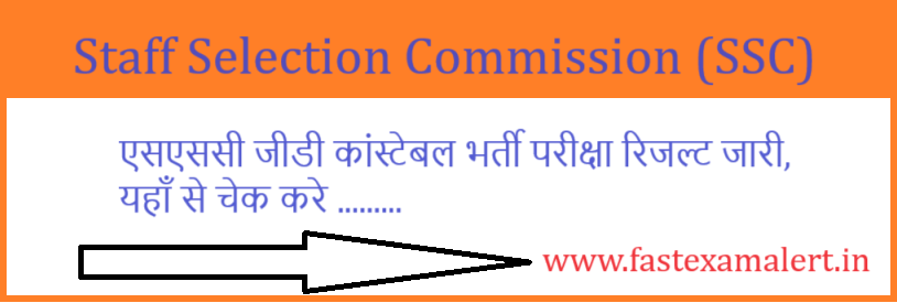 SSC GD Constable Result